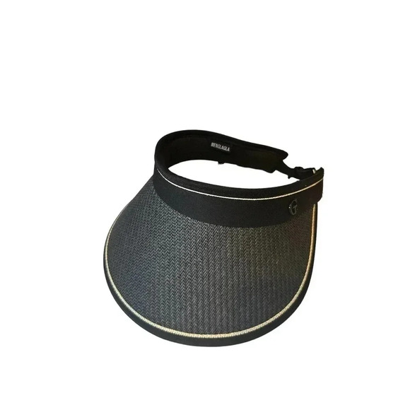 Menglagla Black Adjustable Woven Visor‎ - Picture 1 of 11